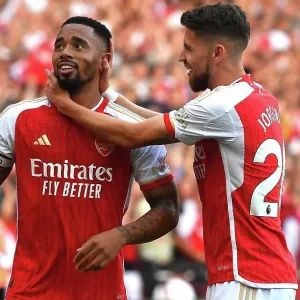 Print of Arsenal's 2023-24 Premier League match against Manchester United