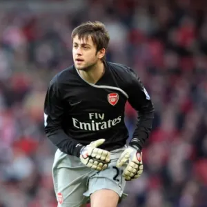 Arsenal's Triumph: Lukasz Fabianski in Action during FA Cup Victory over Plymouth Argyle (3:1, Emirates Stadium, 3/1/09)