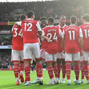 Arsenal's Triumph: Nelson Scores Third in Arsenal's Victory over Nottingham Forest (2022-23)