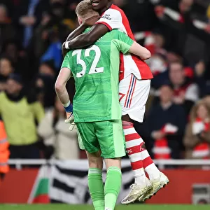 Arsenal's Triumph: Ramsdale and Saka's Unforgettable Celebration vs. Wolverhampton Wanderers