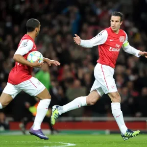 Arsenal's Triumph: Rvp and Walcott's Goals Secure 3-0 Victory Over AC Milan in UEFA Champions League Arsenal's Triumph: Rvp and Walcott's Goals Secure 3-0 Victory Over AC Milan in UEFA Champions League