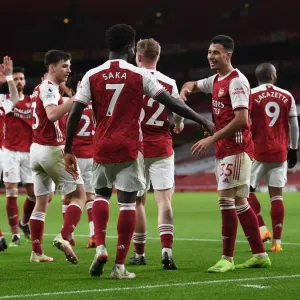 Arsenal's Triumph: Saka and Martinelli Score in Arsenal v Chelsea Showdown (2020-21)