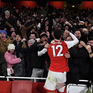 Arsenal's Triumph: Saliba's Goal, Arsenal FC vs Manchester United, Premier League 2022-23