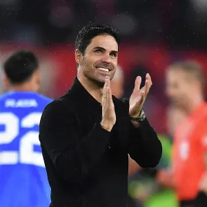 Arsenal's Triumph in Seville: Mikel Arteta's Team Wins in the UEFA Champions League against Sevilla FC Arsenal's Triumph in Seville: Mikel Arteta's Team Wins in the UEFA Champions League against Sevilla FC