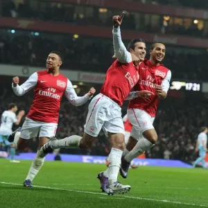 Arsenal's Triumph: Van Persie's Hat-Trick Leads Arsenal Past Aston Villa in FA Cup