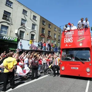 Arsenal's Triumphant FA Cup Parade through Islington, London (2014) Arsenal's Triumphant FA Cup Parade through Islington, London (2014)