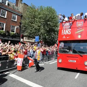 Arsenal's Triumphant FA Cup Parade through Islington, London (2014) Arsenal's Triumphant FA Cup Parade through Islington, London (2014)