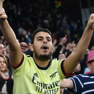 Arsenal's Triumphant Return: Euphoric Fans Celebrate Victory Over West Ham in London's Premier League Showdown, 2022