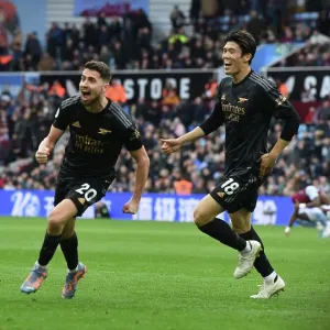 Arsenal's Triumphant Third: Own Goal by Martinez Secures Victory vs. Aston Villa (2022-23)