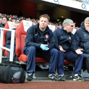 Arsenal's Triumphant Trio: Wenger, Rice, and Lewin Celebrate FA Cup Victory over Huddersfield Town (2:1)