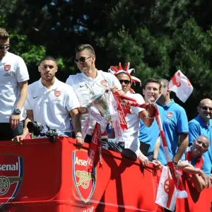 Arsenal's Triumphant Trophy Parade, May 18, 2014, Islington Arsenal's Triumphant Trophy Parade, May 18, 2014, Islington