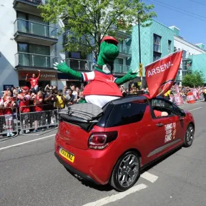 Arsenal's Triumphant Trophy Parade in Islington, May 18, 2014 Arsenal's Triumphant Trophy Parade in Islington, May 18, 2014