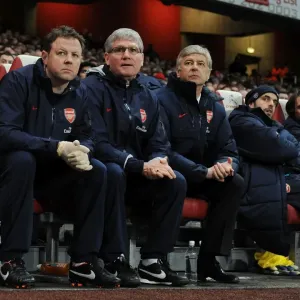 Arsenal's Triumvirate Print - Wenger, Rice, and Lewin at Emirates Stadium Arsenal's Triumvirate Print - Wenger, Rice, and Lewin at Emirates Stadium