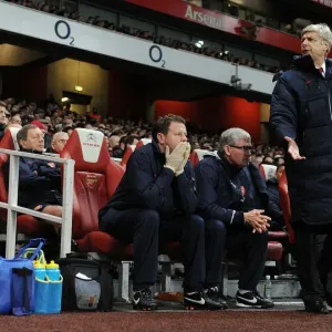 Arsenal's Triumvirate: Wenger, Rice, and Lewin on the Touchline (2011-2012)