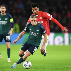 Arsenal's Trossard Faces Off Against PSV's Tillman in Champions League Clash Arsenal's Trossard Faces Off Against PSV's Tillman in Champions League Clash