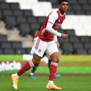 Arsenal's Tyreece John-Jules in Action during MK Dons Pre-Season Friendly
