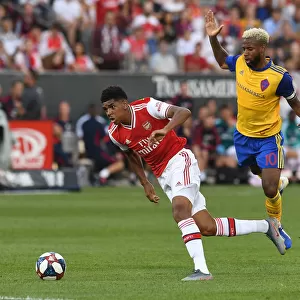 Arsenal's Tyreece John-Jules Faces Off Against Colorado Rapids Kellyn Acosta in 2019 Pre-Season Clash