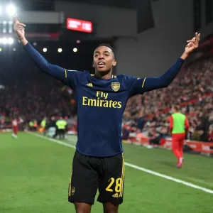 Arsenal's Unforgettable 5-5 Comeback: Joe Willock's Double Strike at Anfield (Carabao Cup 2019-20)
