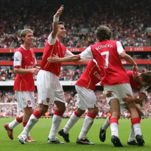 Arsenal's Unforgettable Triumph: Rosicky, Flamini, Fabregas, van Persie, and Hleb's Goals Secure a Glorious 3-1 Victory Over Portsmouth Arsenal's Unforgettable Triumph: Rosicky, Flamini, Fabregas, van Persie, and Hleb's Goals Secure a Glorious 3-1 Victory Over Portsmouth