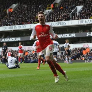 Arsenal's Unforgettable Victory: Ramsey Scores Game-Winning Goal Against Tottenham Hotspur in the Premier League (2015-16)