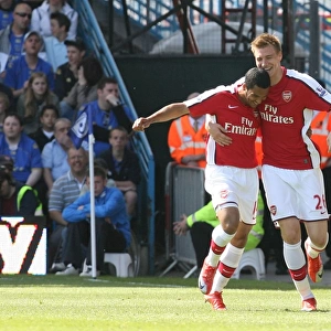 Arsenal's Unforgettable Victory: Bendtner and Walcott's Double Act - 4 Goals Against Portsmouth (2009)