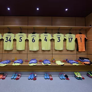 Arsenal's United Team Spirit: Pre-Match Huddle Before Aston Villa vs Arsenal, Premier League 2021-22