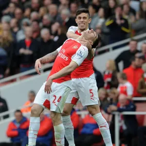 Arsenal's Unstoppable Duo: Bellerin and Gabriel's Goal Celebration vs. Watford (2015-16) Arsenal's Unstoppable Duo: Bellerin and Gabriel's Goal Celebration vs. Watford (2015-16)
