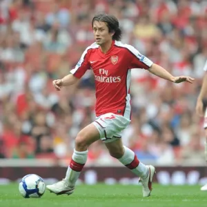 Arsenal's Unstoppable Form: Rosicky Shines in 4:0 Victory over Wigan Athletic, Emirates Stadium, 2009
