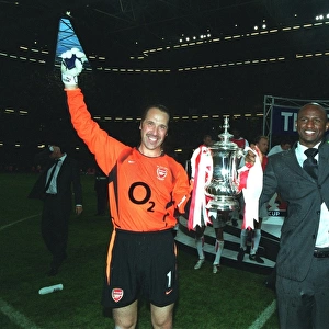 Arsenal's Victorious Captains: Lifting the FA Cup after a 1-0 Win over Southampton (The Millennium Stadium, Cardiff, 2003)