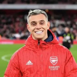 Arsenal's Victory: Trossard Celebrates at Emirates Stadium (Arsenal v Burnley 2023-24) Arsenal's Victory: Trossard Celebrates at Emirates Stadium (Arsenal v Burnley 2023-24)