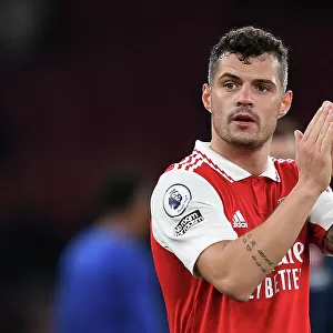 Arsenal's Victory: Xhaka's Applause Amidst Arsenal FC vs Chelsea FC Rivalry (2022-23)