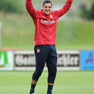 Arsenal's Vito Mannone at 2010 Pre-Season Training, Austria