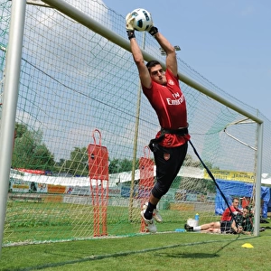 Arsenal's Vito Mannone at Training Camp, Austria, 2010