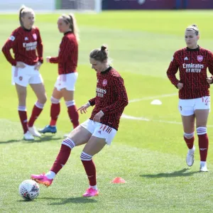 Arsenal's Vivianne Miedema Prepares for Brighton Clash in Empty Meadow Park (Arsenal Women vs Brighton & Hove Albion, FA WSL 2021) Arsenal's Vivianne Miedema Prepares for Brighton Clash in Empty Meadow Park (Arsenal Women vs Brighton & Hove Albion, FA WSL 2021)
