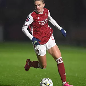 Arsenal's Vivianne Miedema Scores in Empty FA WSL Match: Arsenal Women vs West Ham United Women (2020-21)