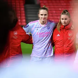 Arsenal's Vivianne Miedema Smiles in Victory Huddle after Bristol City Clash - Barclays Women's Super League 2023-24 Arsenal's Vivianne Miedema Smiles in Victory Huddle after Bristol City Clash - Barclays Women's Super League 2023-24