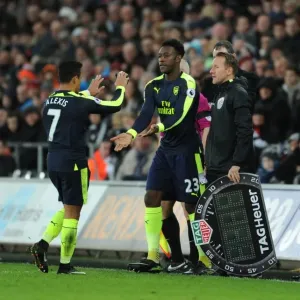 Arsenal's Welbeck Replaces Sanchez Against Swansea in Premier League Clash (2016-17) Arsenal's Welbeck Replaces Sanchez Against Swansea in Premier League Clash (2016-17)