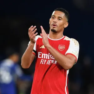 Arsenal's William Saliba Applauding Fans After Chelsea Rivalry: Premier League 2023-24