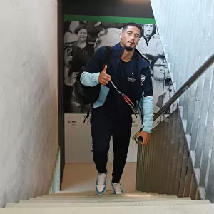 Arsenal's William Saliba Arrives at Kybunpark for FC Zurich Clash in Europa League Group A