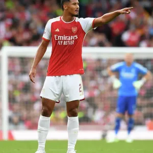 Arsenal FC Print - William Saliba vs AS Monaco