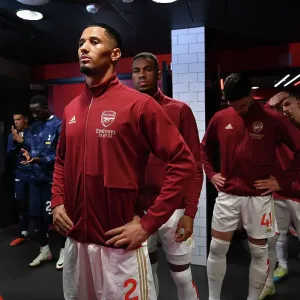 William Saliba Print, Arsenal FC vs Tottenham Hotspur