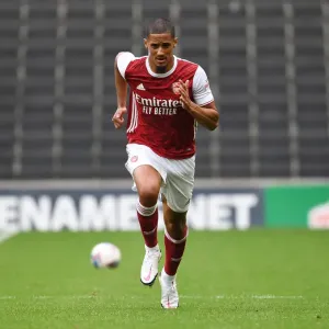 Arsenal's William Saliba Shines in Pre-Season Action Against MK Dons