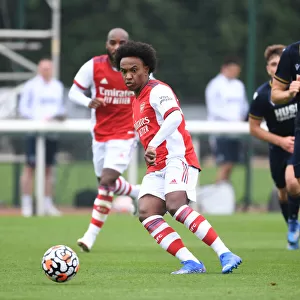 Arsenal's Willian in Pre-Season Action Against Millwall