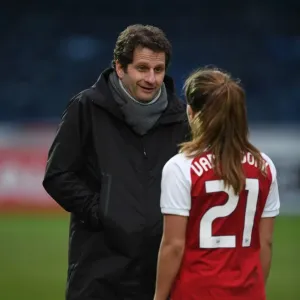 Arsenal's Winning Duo: Montemurro and van de Donk Arsenal's Winning Duo: Montemurro and van de Donk