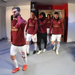 Arsenal's Xhaka, Elneny, and Kolasinac Prepare for UEFA Europa League Semi-Final Showdown against Valencia