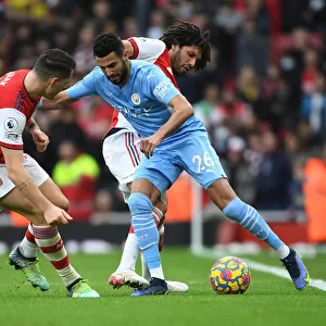 Arsenal's Xhaka and Elneny vs Manchester City's Mahrez: A Midfield Battle Royale