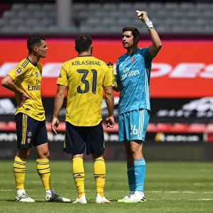 Arsenal's Xhaka, Kolasinac, and Martinez Rejoice in FA Cup Quarterfinal Victory over Sheffield United