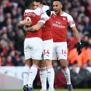 Arsenal's Xhaka and Lacazette: Unstoppable Scoring Duo Celebrate Goals vs Manchester United, Premier League 2018-19