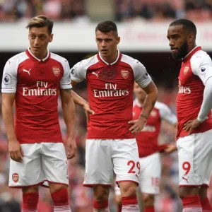 Arsenal's Xhaka, Ozil, and Lacazette: United Front Against AFC Bournemouth (2017-18)