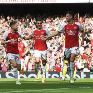 Arsenal's Xhaka Scores First Goal in Exciting Victory Over Wolverhampton Wanderers (2022-23) Arsenal's Xhaka Scores First Goal in Exciting Victory Over Wolverhampton Wanderers (2022-23)